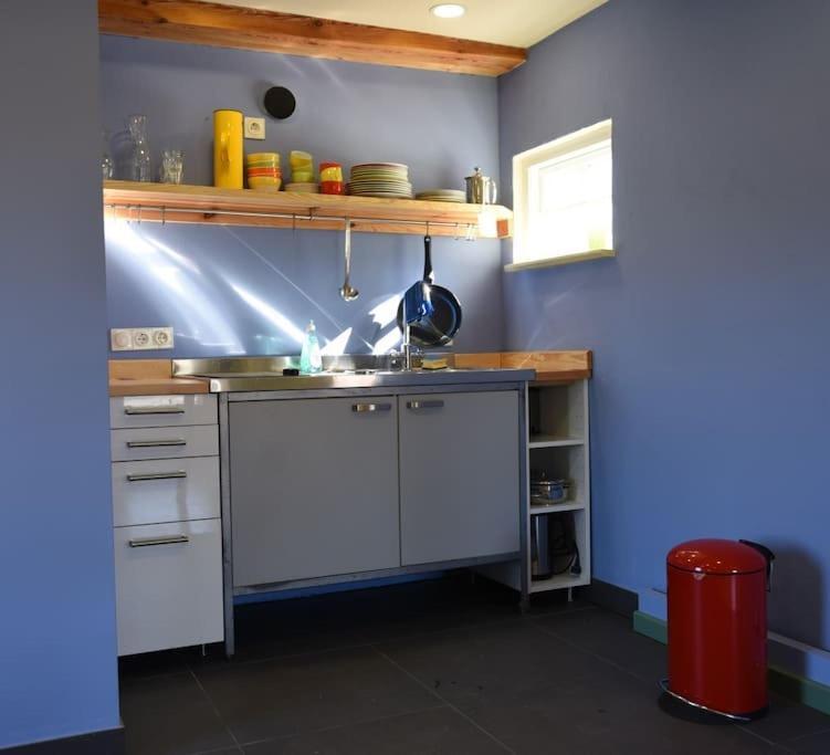 Forsthaus Lelkendorf / Ferienwohnung Bagian luar foto