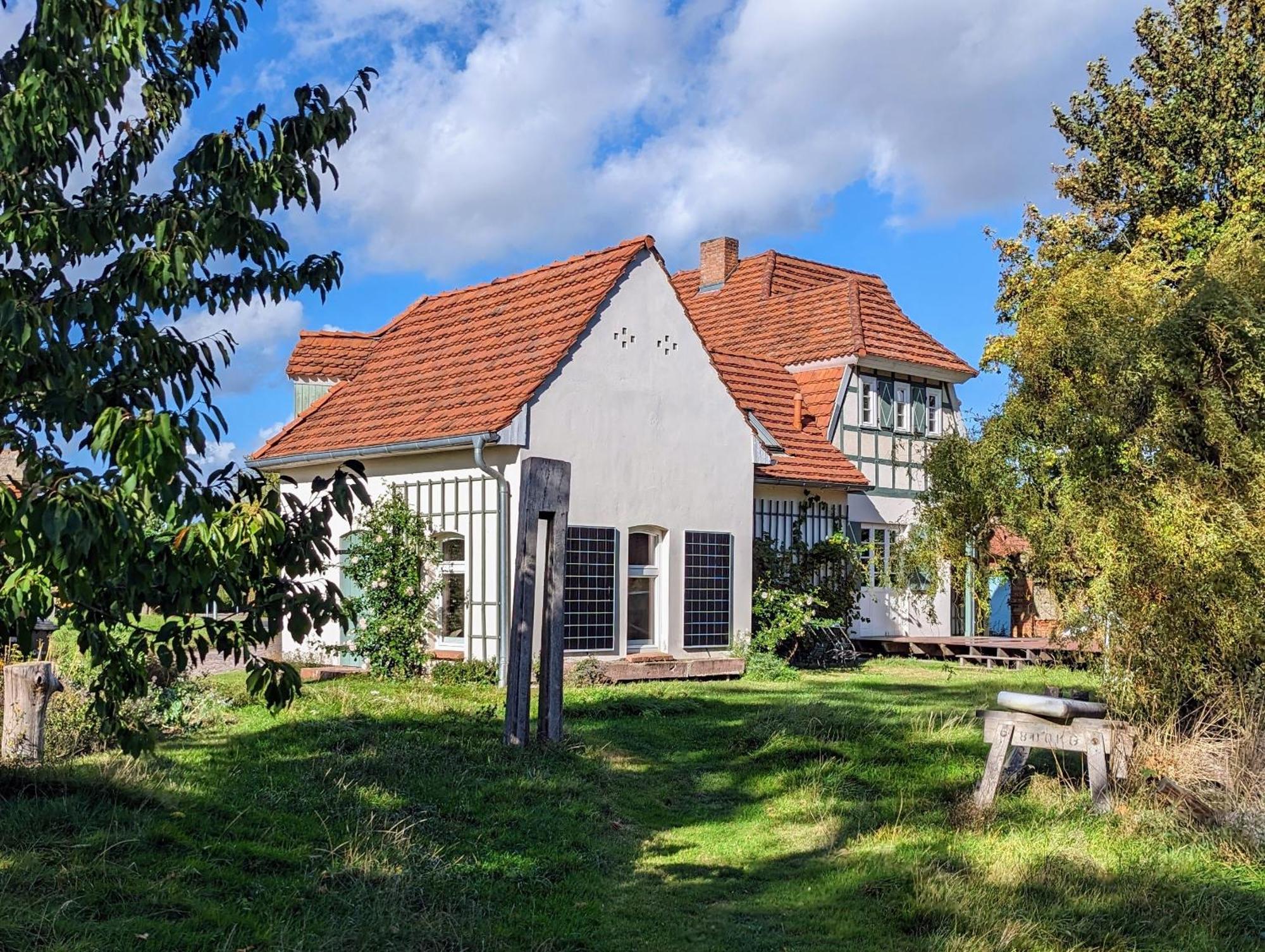 Forsthaus Lelkendorf / Ferienwohnung Bagian luar foto